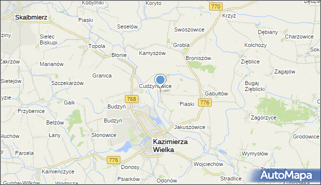 mapa Hołdowiec, Hołdowiec na mapie Targeo